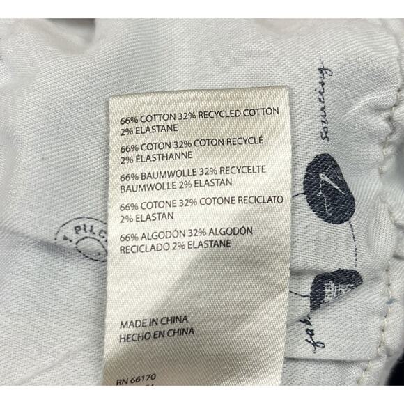 Anthropologie Pilcro The Signature High Rise Denim Shorts Roll Cuff Size 25 - Picture 7 of 8